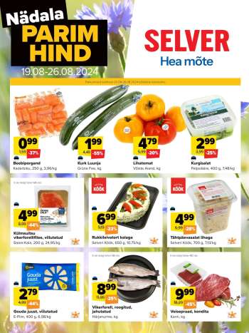 Kaupluse Selver kliendileht - 19.08.2024 - 26.08.2024.
