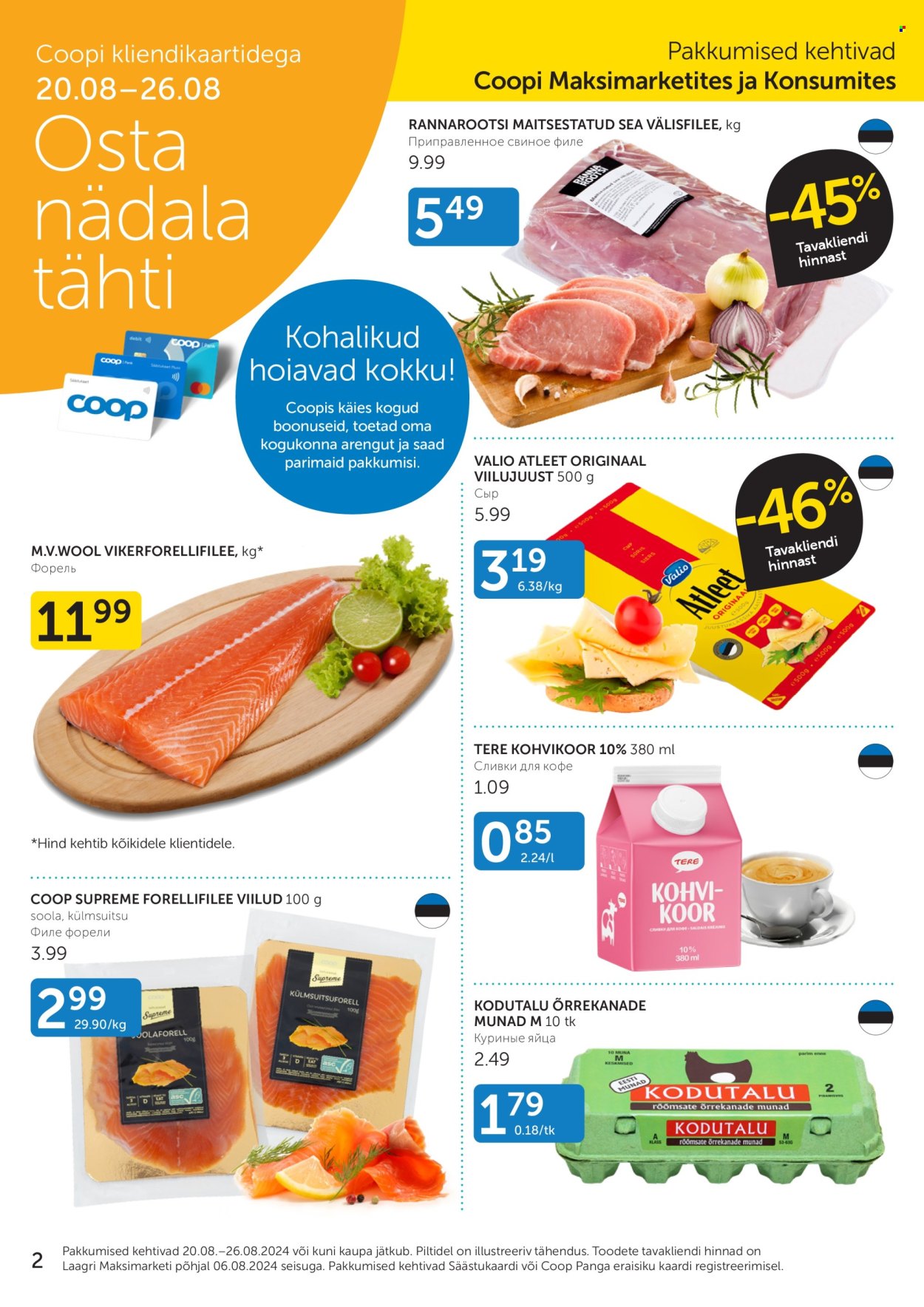 Coop kliendileht - 20.08.2024 - 26.08.2024. Lehekülg 2