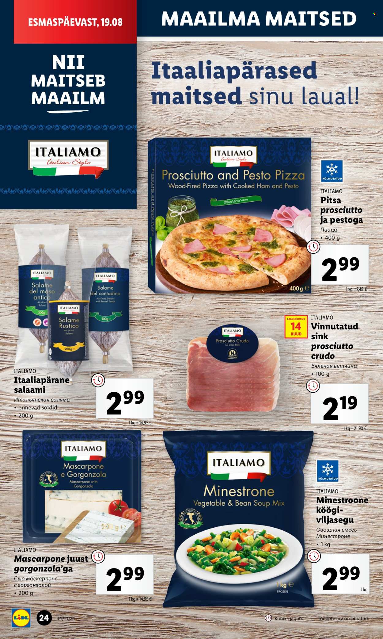 Lidl kliendileht - 22.08.2024 - 25.08.2024. Lehekülg 24