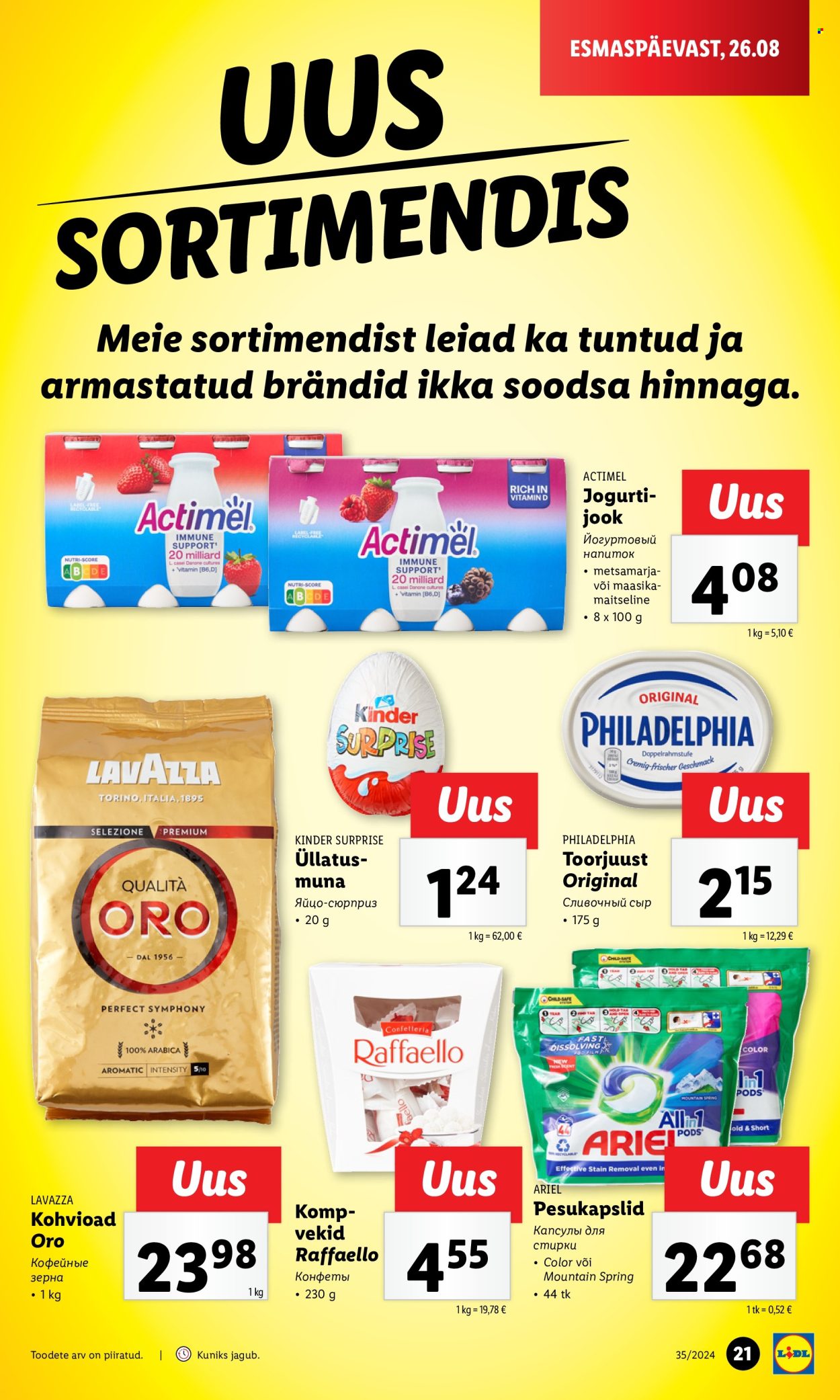 Lidl kliendileht - 26.08.2024 - 01.09.2024. Lehekülg 21