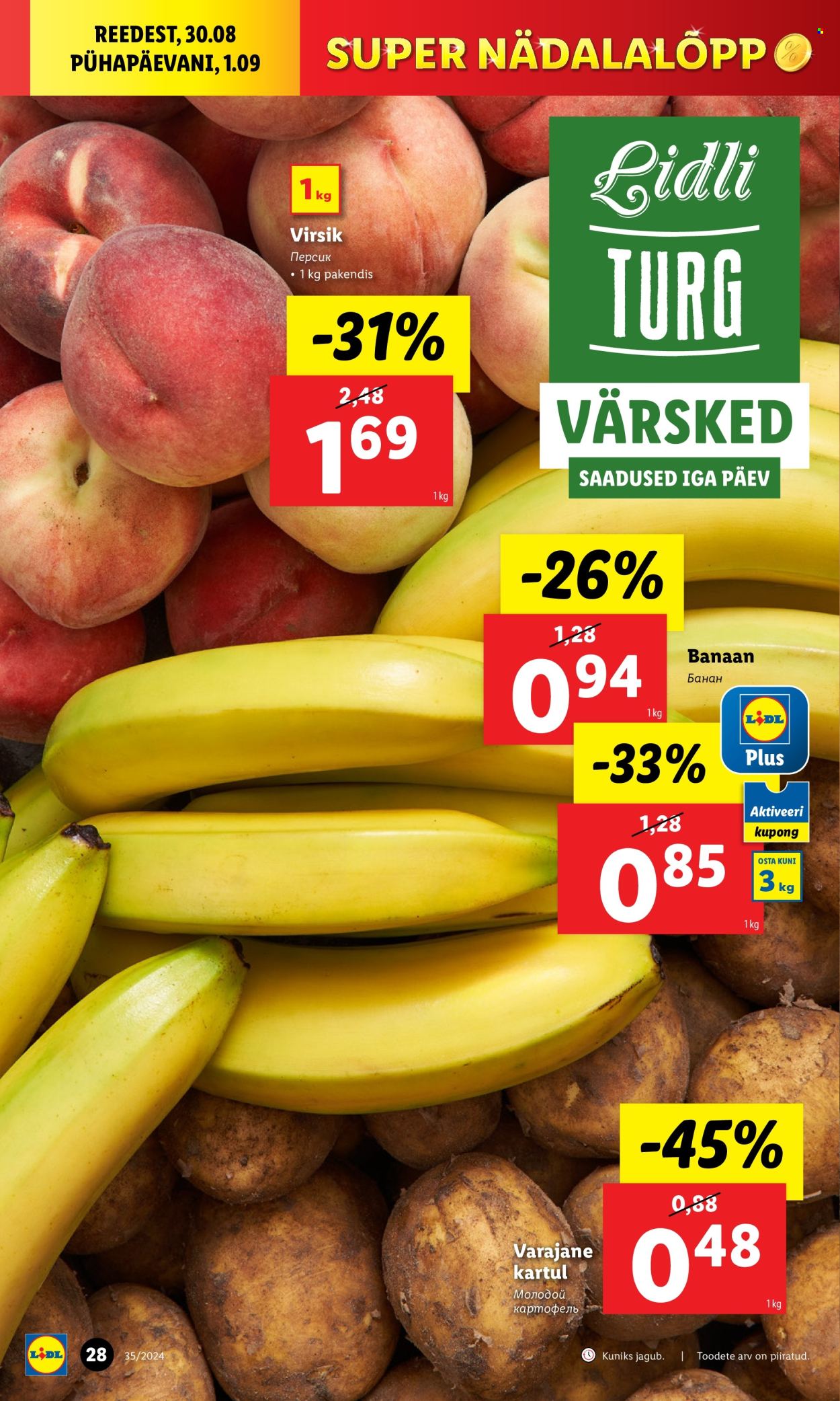 Lidl kliendileht - 26.08.2024 - 01.09.2024. Lehekülg 28