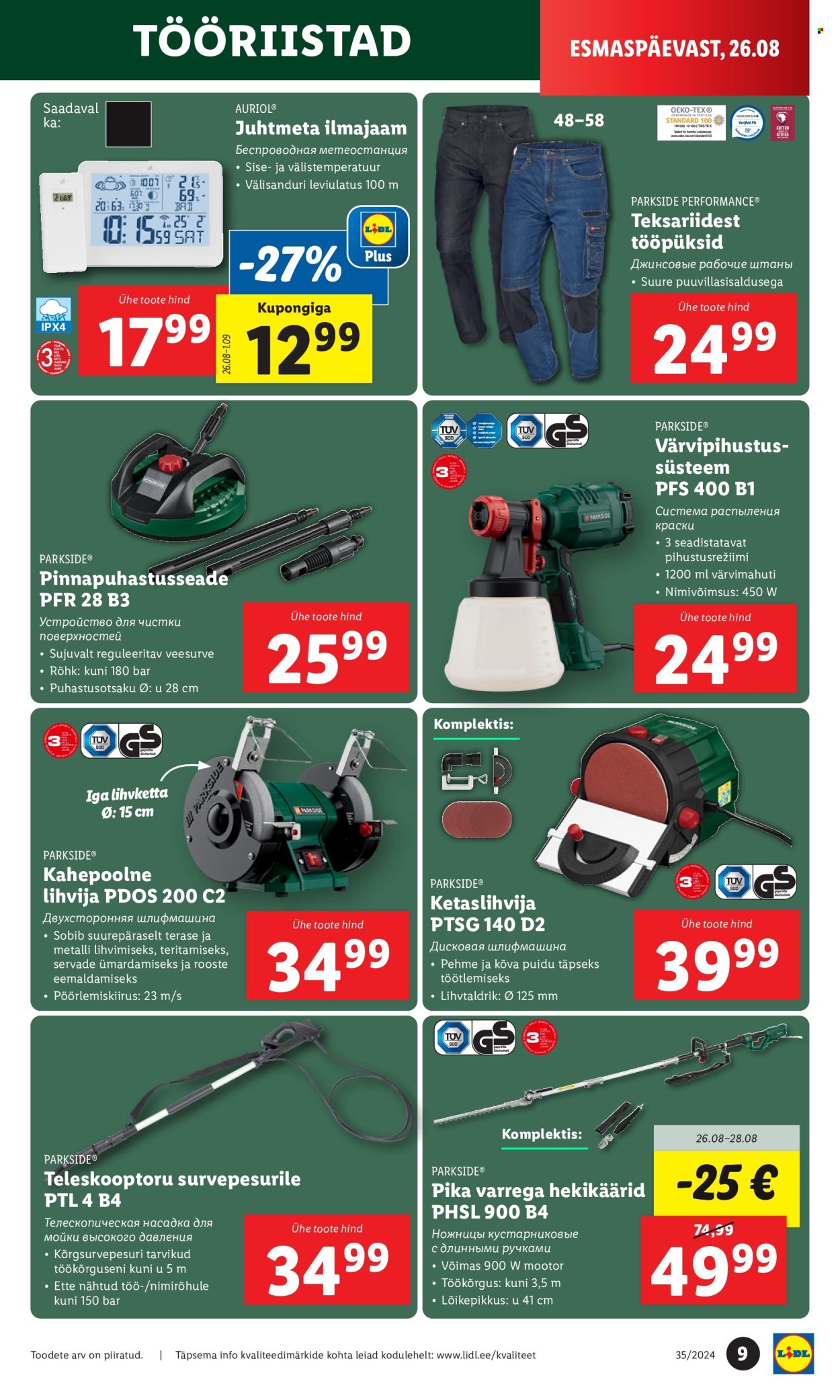 Lidl kliendileht - 26.08.2024 - 01.09.2024. Lehekülg 9