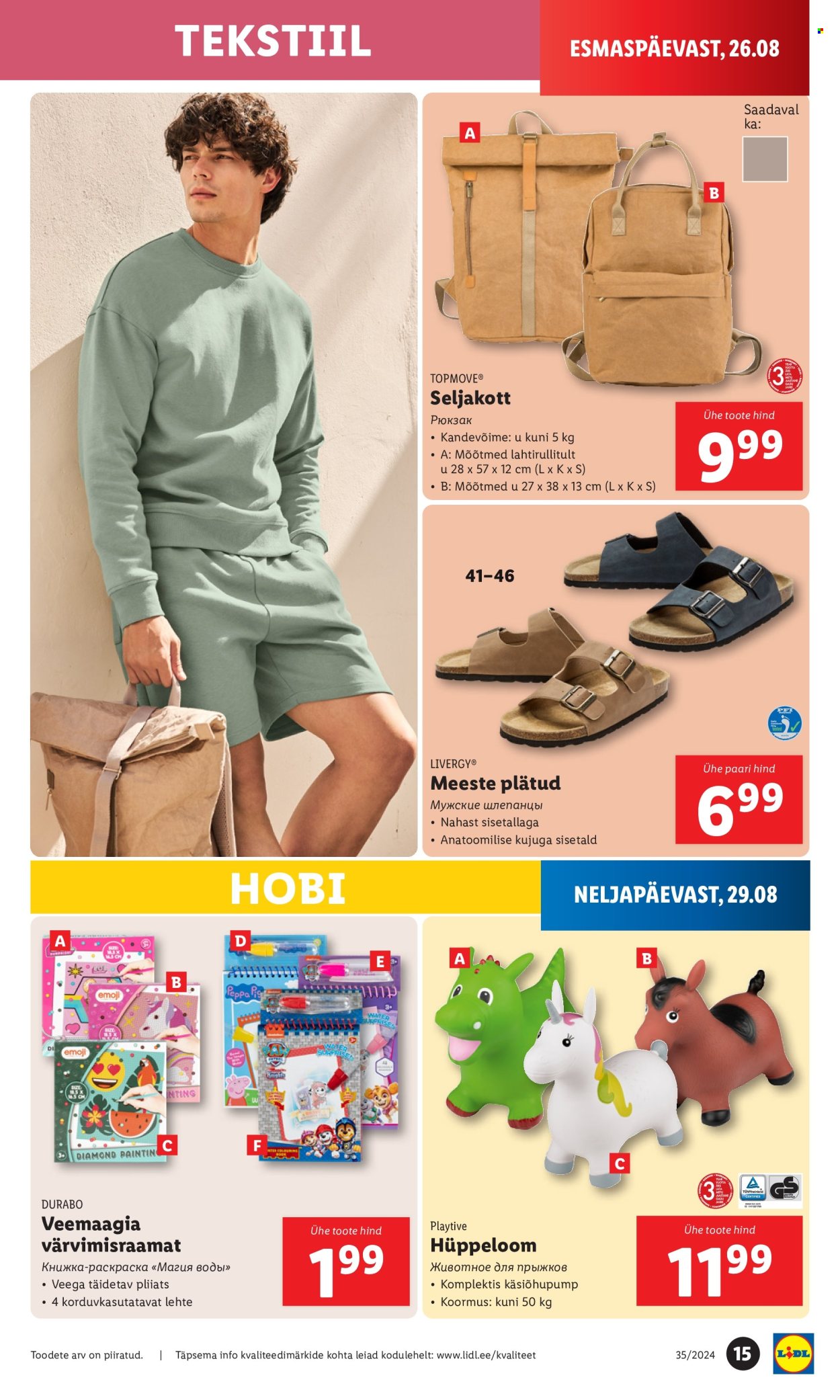 Lidl kliendileht - 26.08.2024 - 01.09.2024. Lehekülg 15