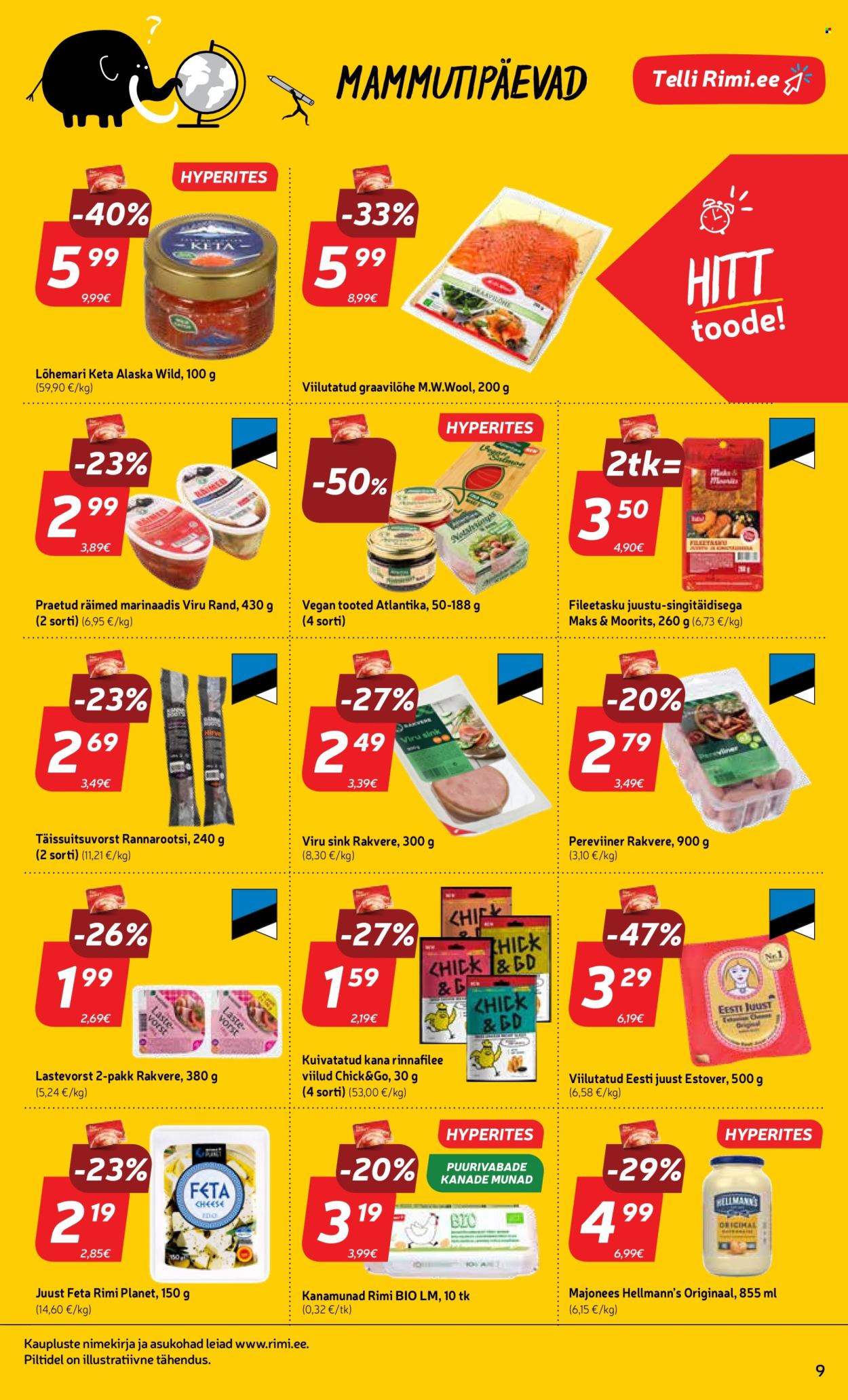 Rimi kliendileht - 27.08.2024 - 02.09.2024. Lehekülg 9