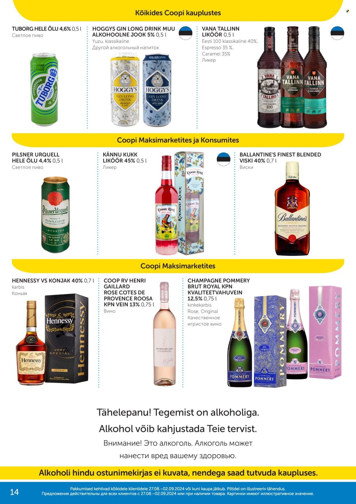 Coop kliendileht - 27.08.2024 - 02.09.2024. Lehekülg 14