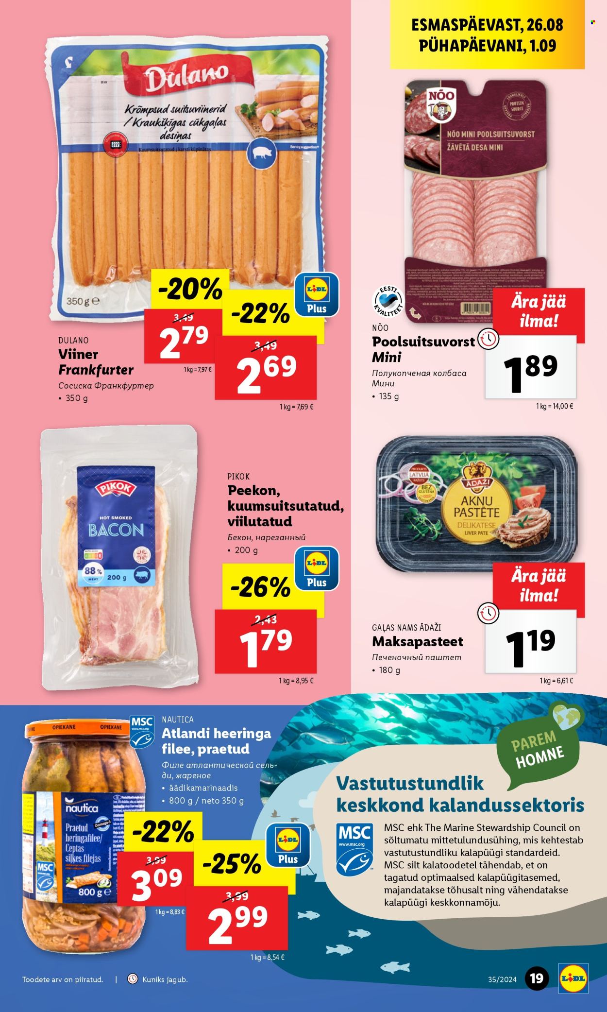 Lidl kliendileht - 30.08.2024 - 01.09.2024. Lehekülg 19
