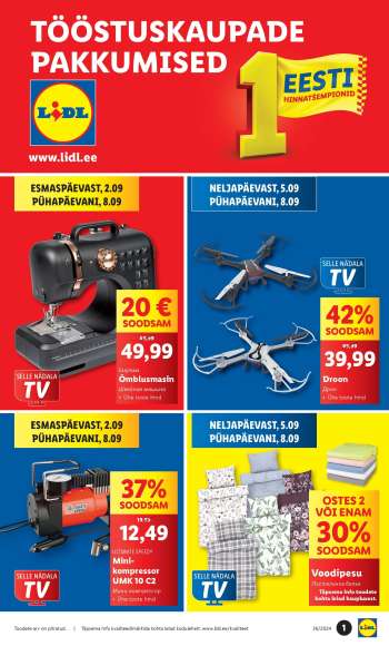 Kaupluse Lidl kliendileht - 02.09.2024 - 08.09.2024.