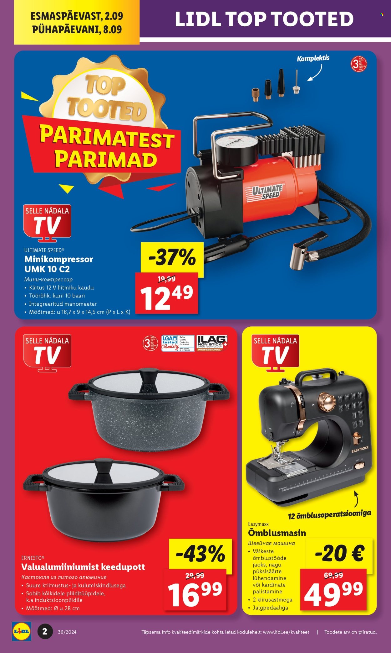 Lidl kliendileht - 02.09.2024 - 08.09.2024. Lehekülg 2