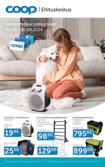 Kaupluse Coop kliendileht - 01.09.2024 - 30.09.2024.