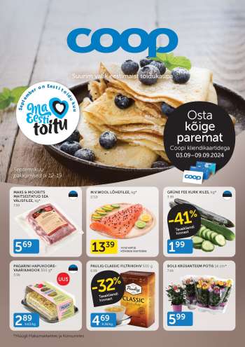 Kaupluse Coop kliendileht - 03.09.2024 - 09.09.2024.