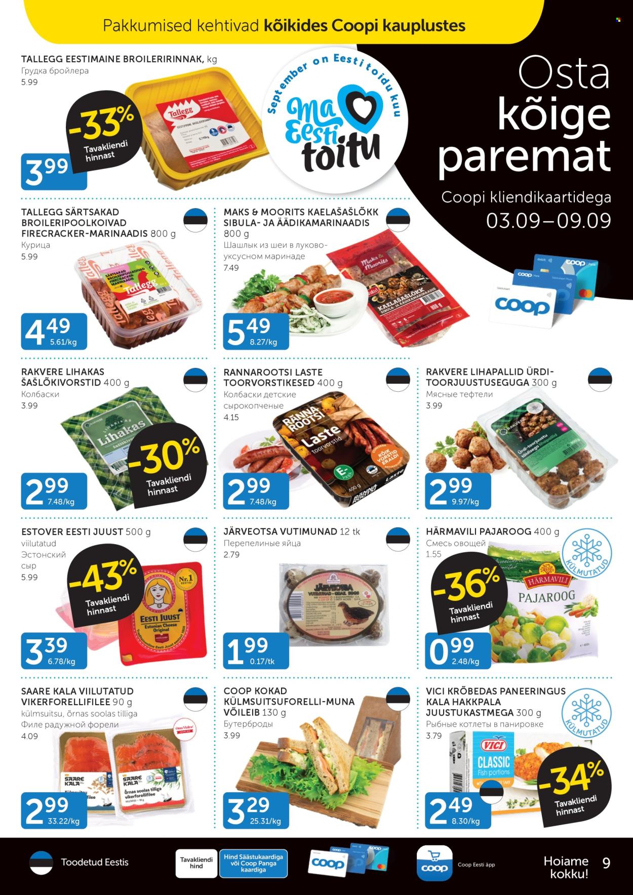 Coop kliendileht - 03.09.2024 - 09.09.2024. Lehekülg 9