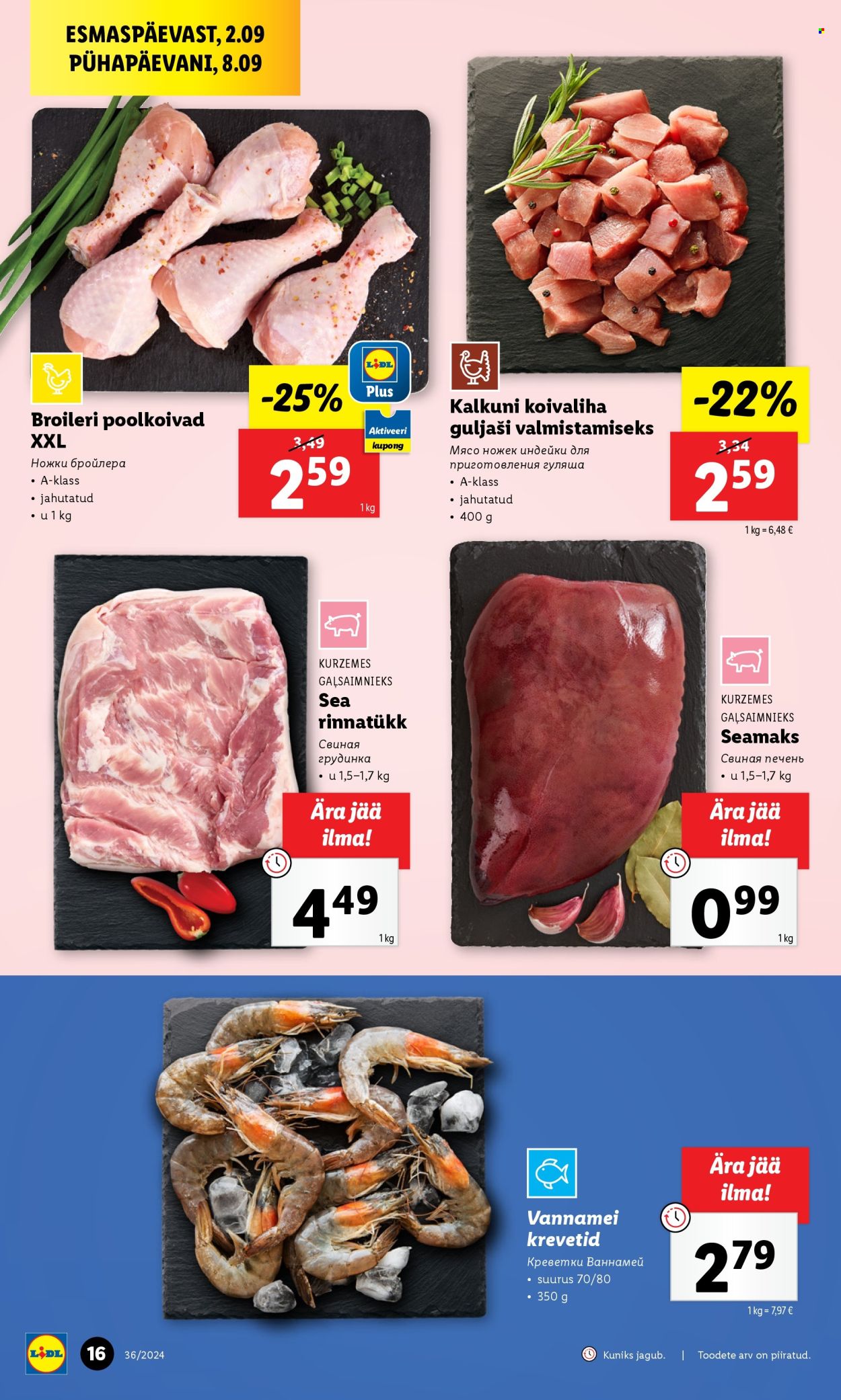 Lidl kliendileht - 06.09.2024 - 08.09.2024. Lehekülg 16