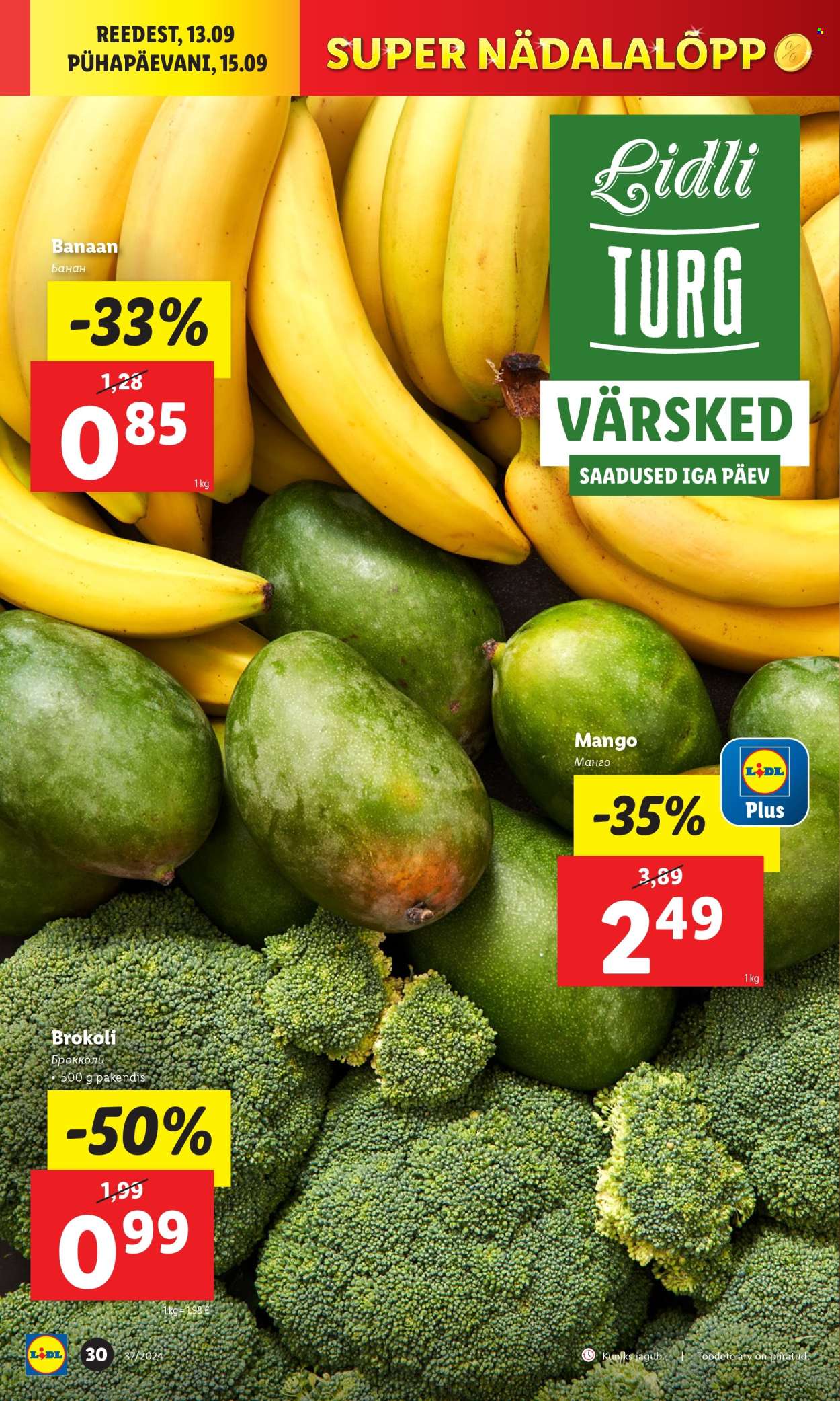 Lidl kliendileht - 09.09.2024 - 15.09.2024. Lehekülg 30