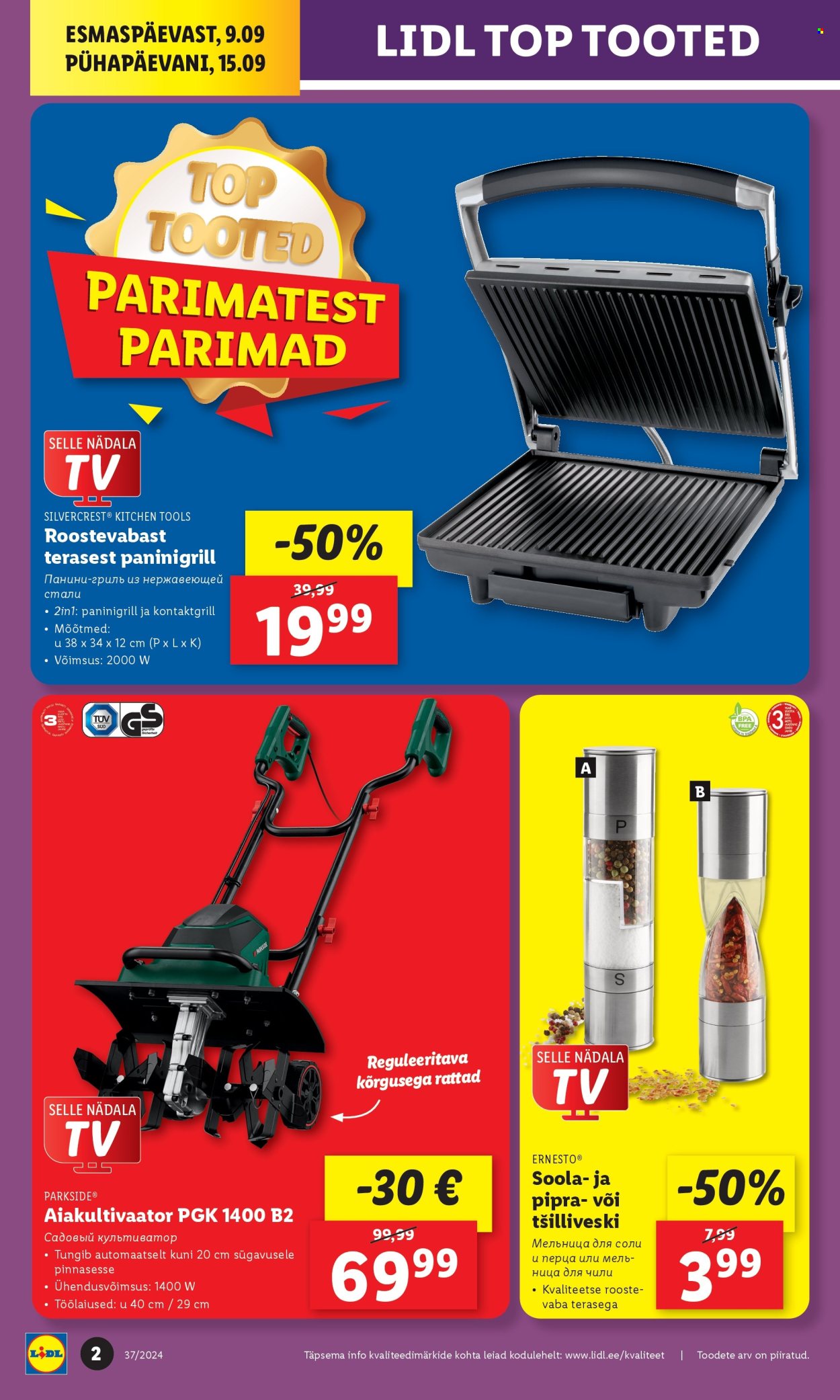 Lidl kliendileht - 09.09.2024 - 15.09.2024. Lehekülg 2