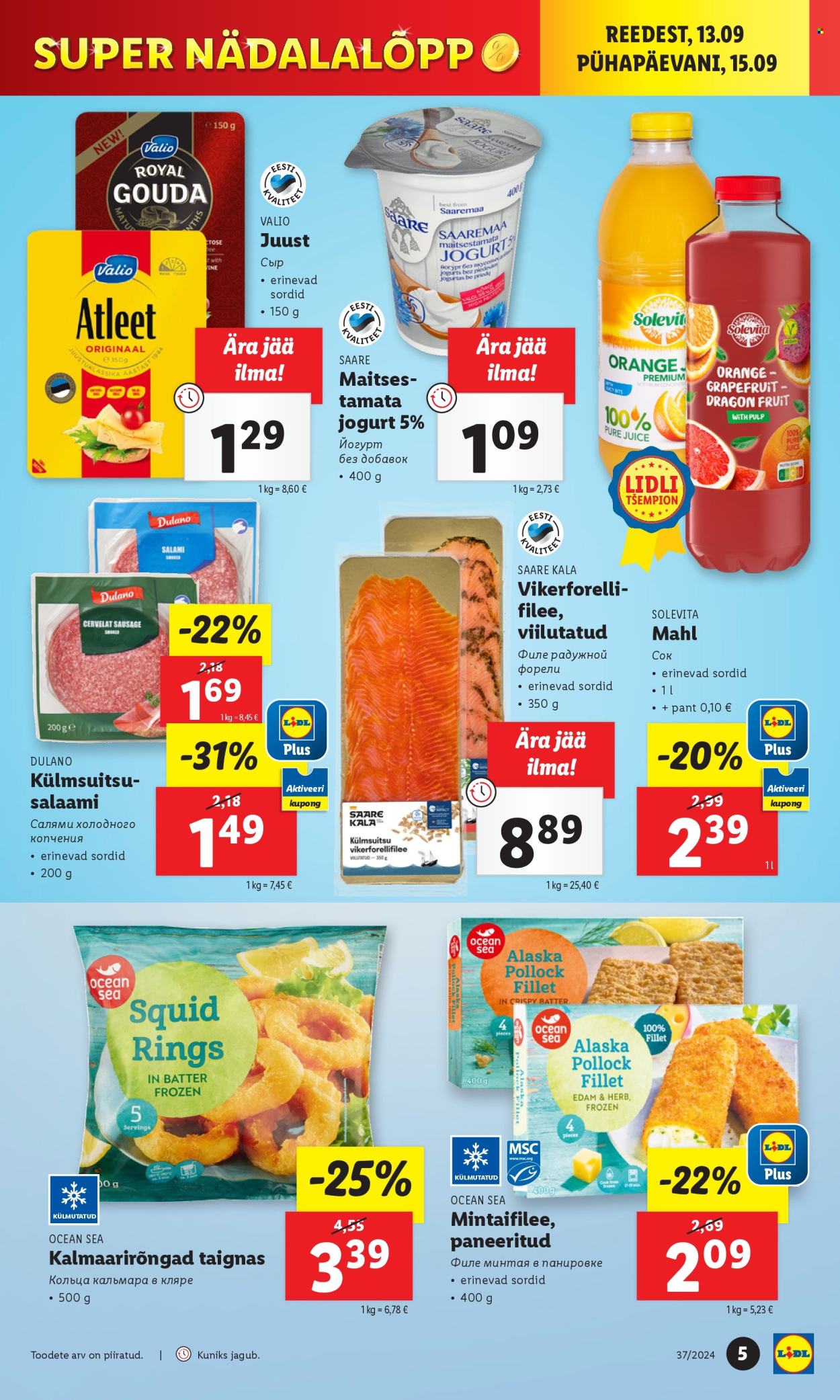 Lidl kliendileht - 13.09.2024 - 15.09.2024. Lehekülg 5
