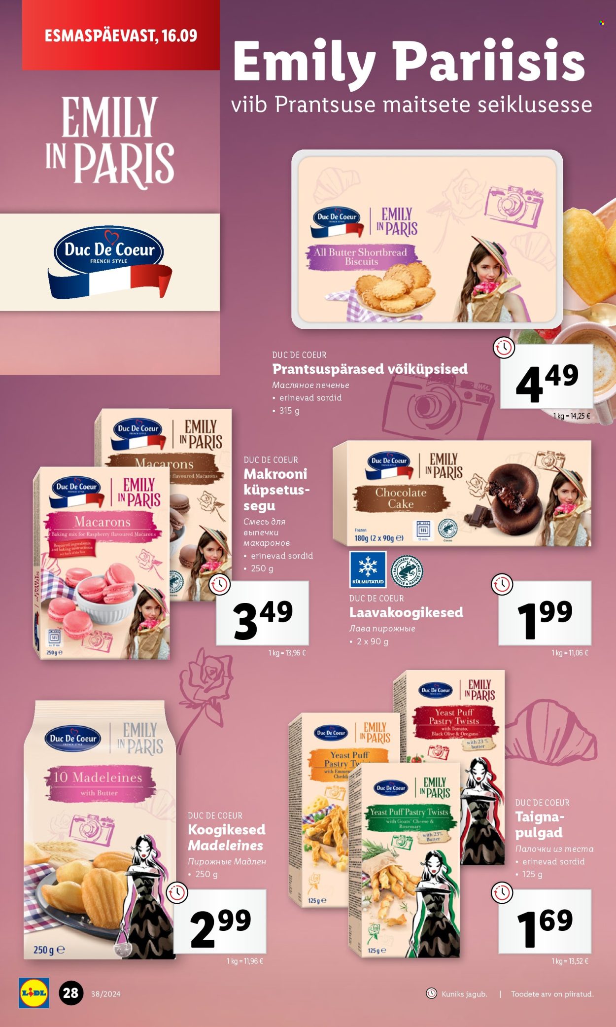 Lidl kliendileht - 16.09.2024 - 22.09.2024. Lehekülg 28