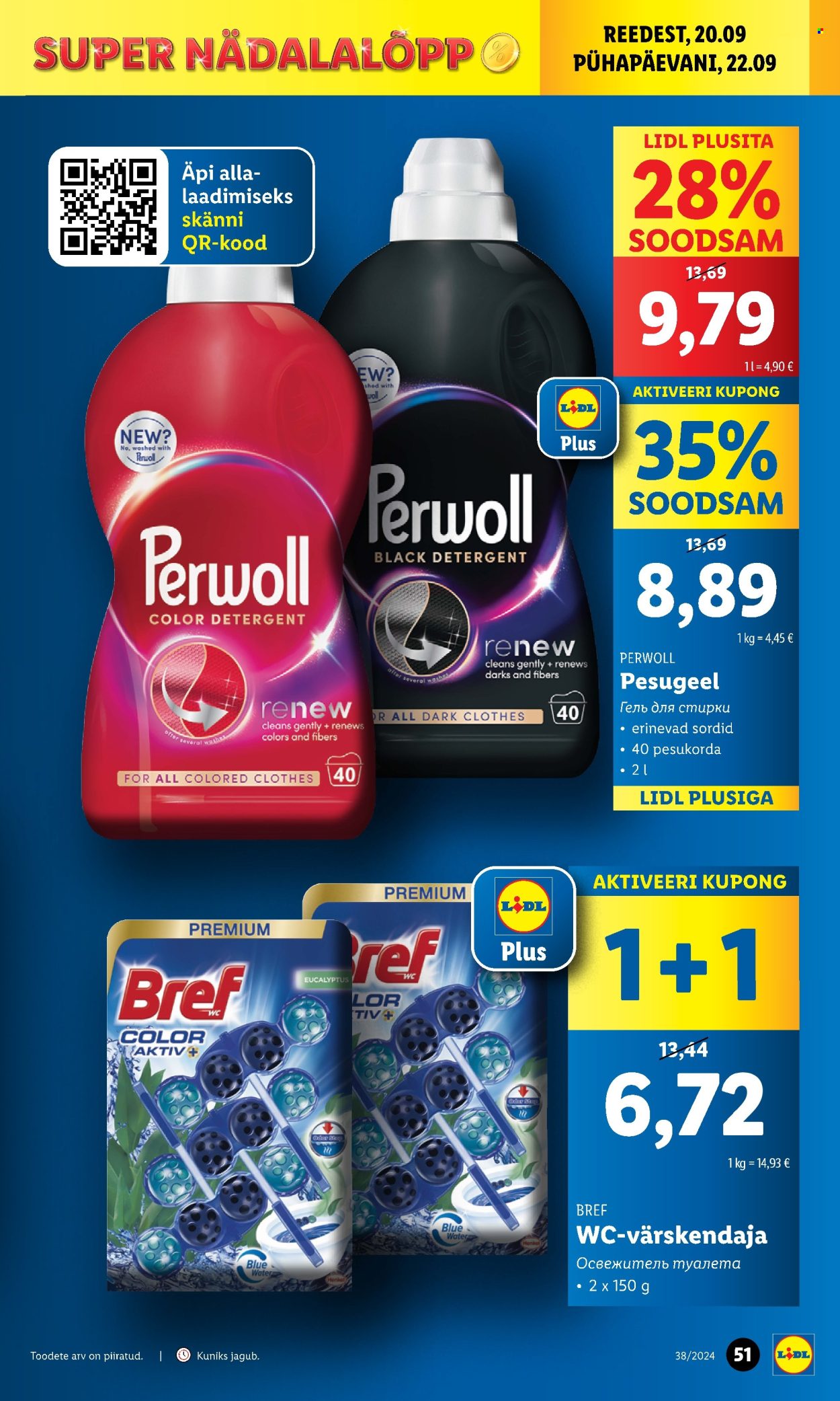 Lidl kliendileht - 16.09.2024 - 22.09.2024. Lehekülg 51