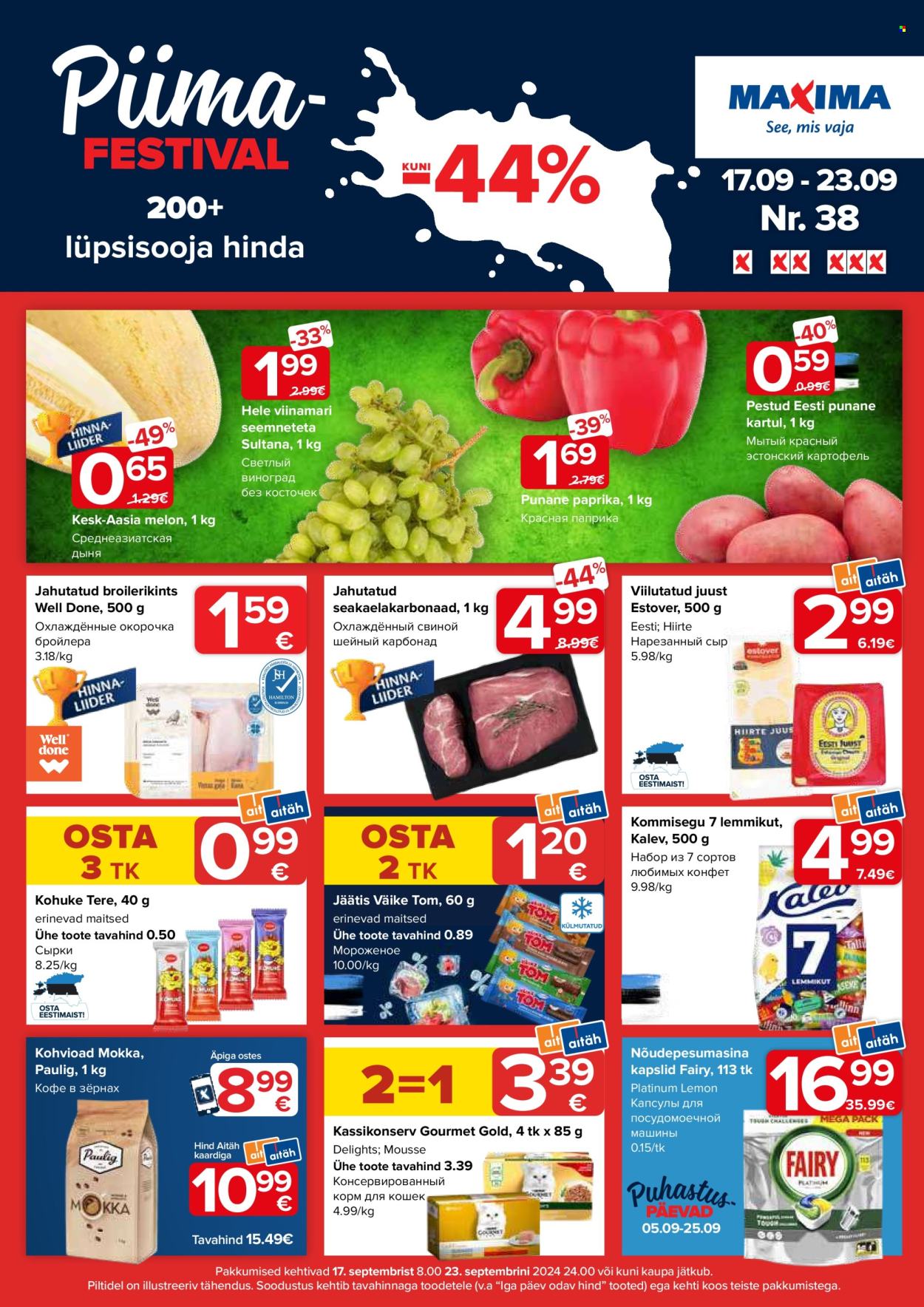 Maxima kliendileht - 17.09.2024 - 23.09.2024. Lehekülg 1