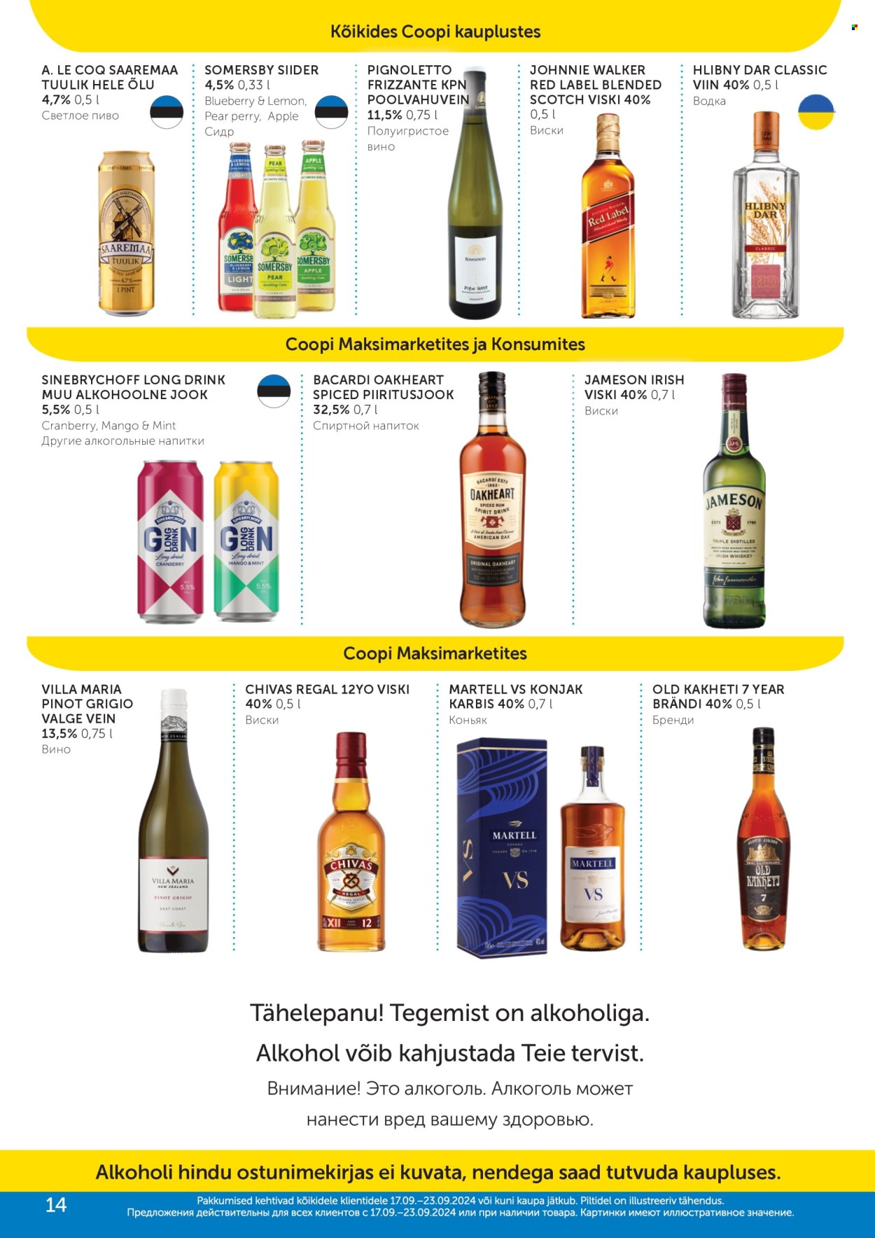 Coop kliendileht - 17.09.2024 - 23.09.2024. Lehekülg 14