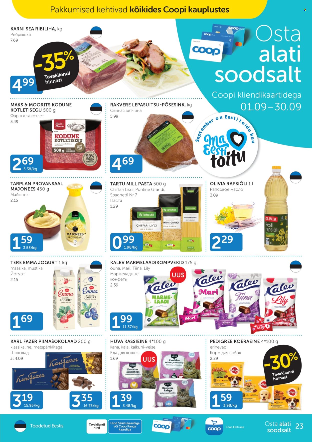 Coop kliendileht - 17.09.2024 - 23.09.2024. Lehekülg 23
