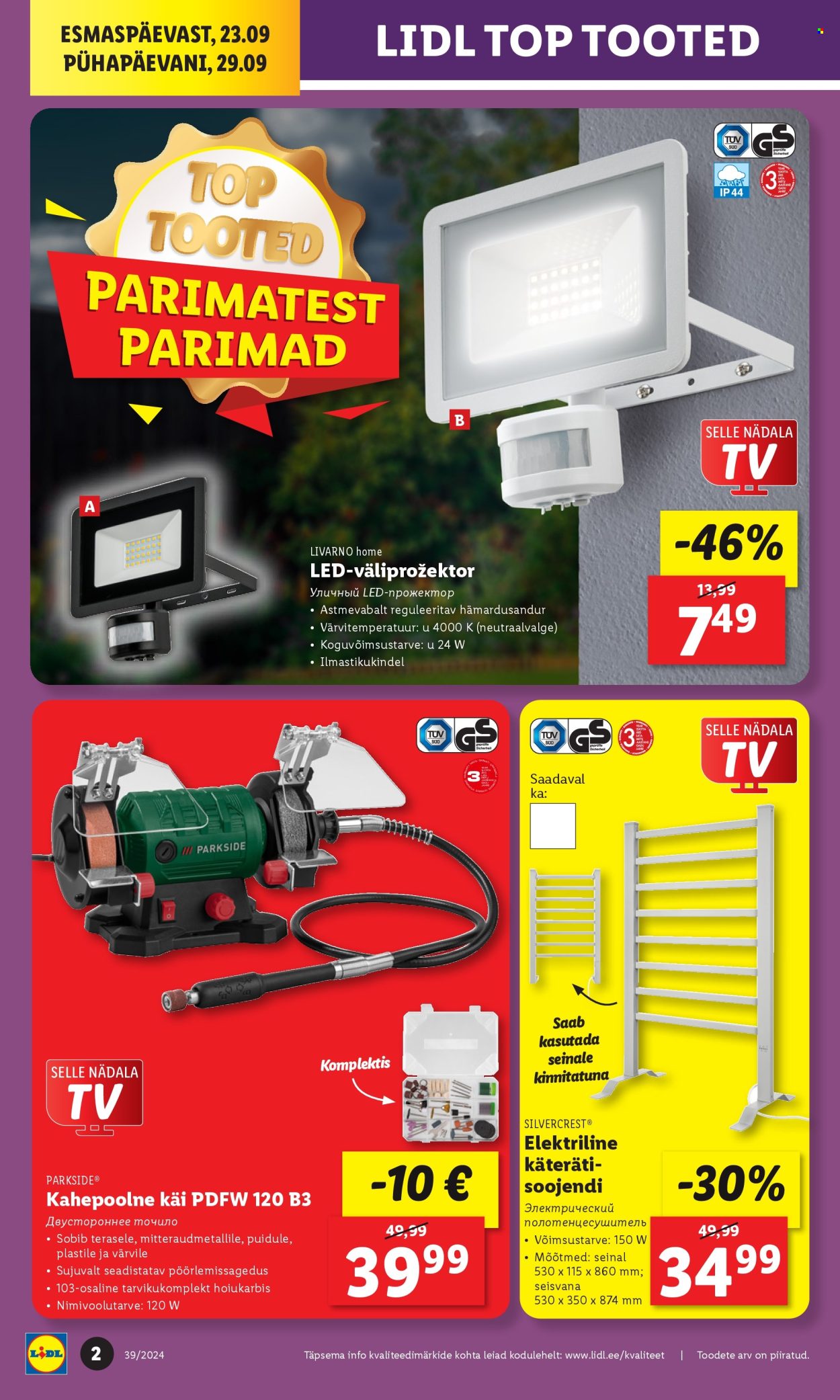 Lidl kliendileht - 23.09.2024 - 29.09.2024. Lehekülg 2