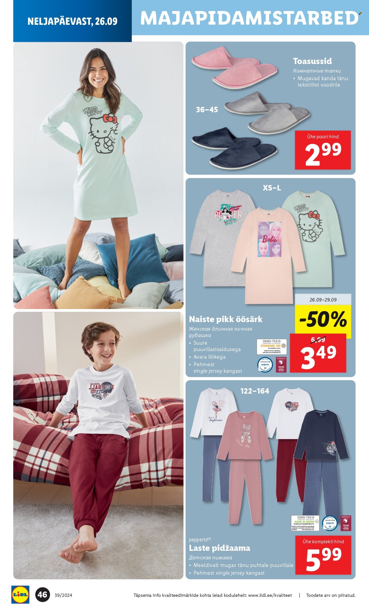 Lidl kliendileht - 23.09.2024 - 29.09.2024. Lehekülg 46