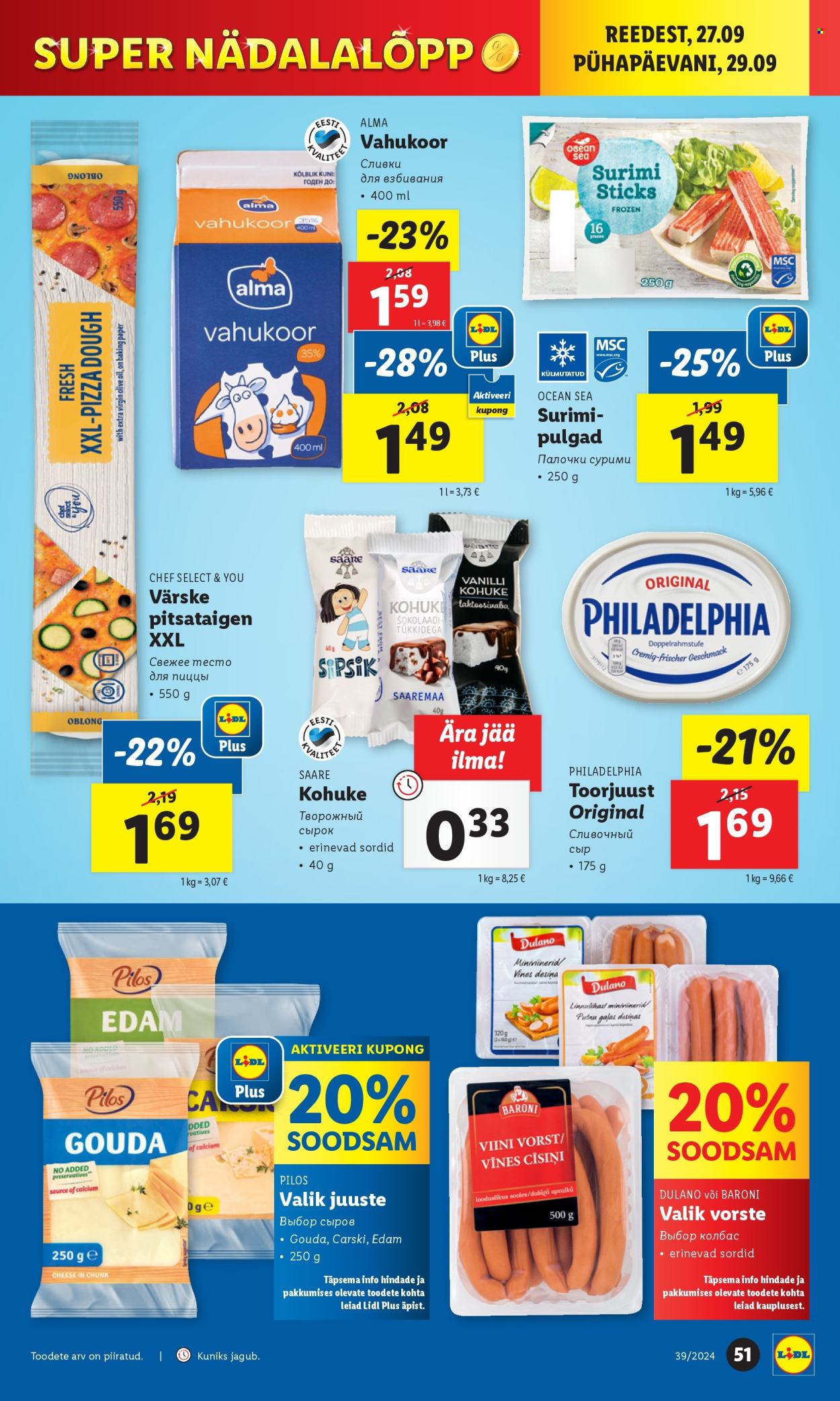 Lidl kliendileht - 23.09.2024 - 29.09.2024. Lehekülg 51