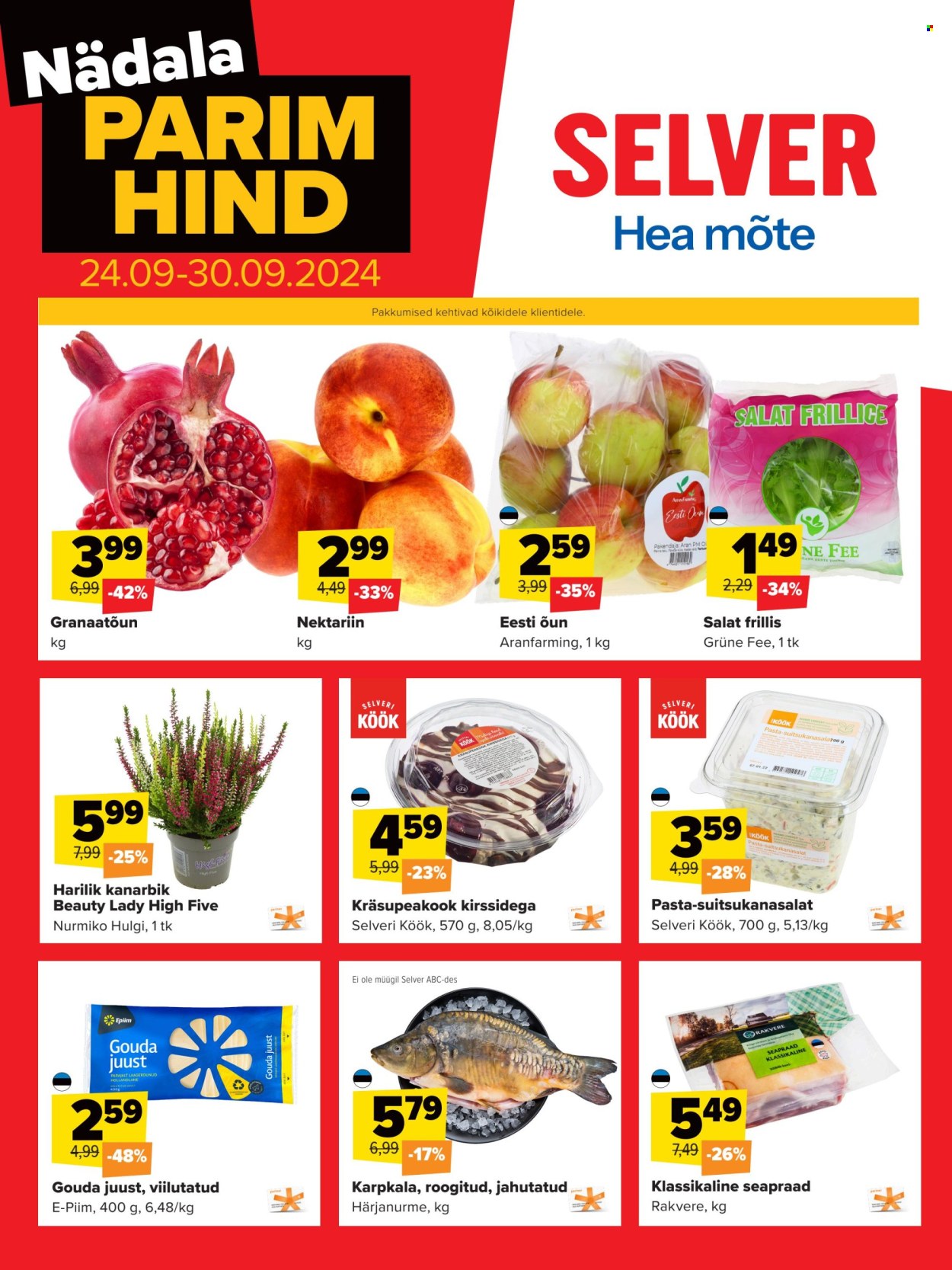 Selver kliendileht - 24.09.2024 - 30.09.2024. Lehekülg 1