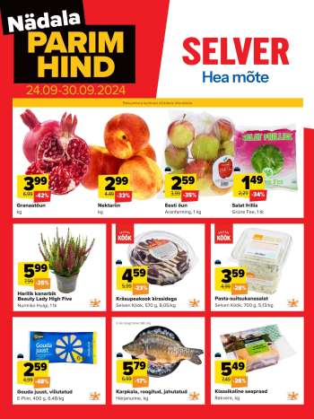 Kaupluse Selver kliendileht - 24.09.2024 - 30.09.2024.