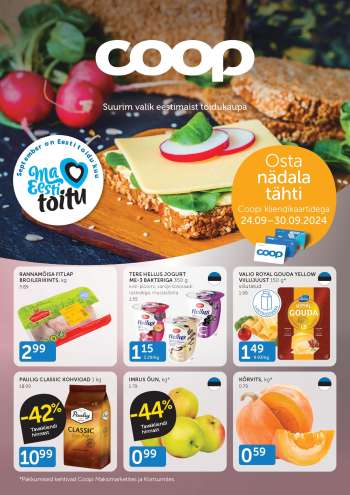 Kaupluse Coop kliendileht - 24.09.2024 - 30.09.2024.