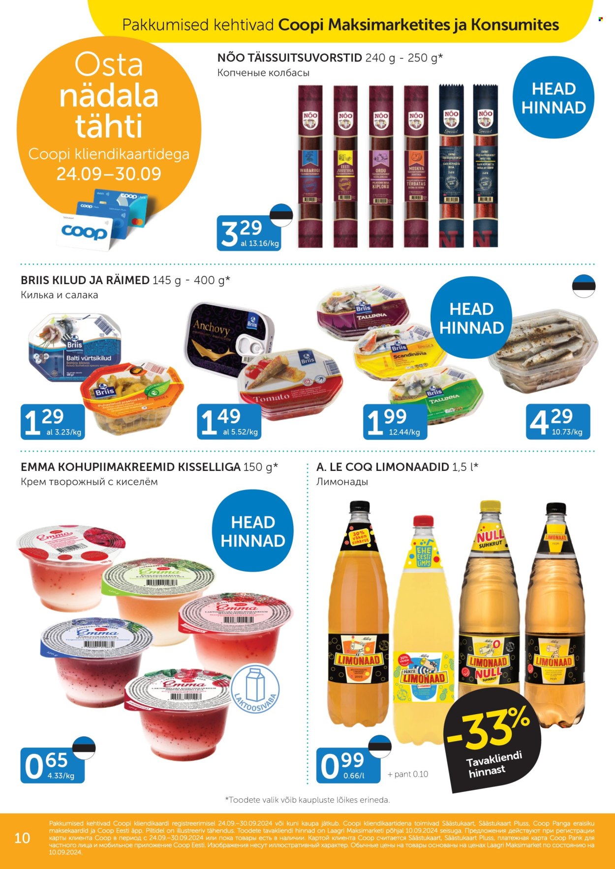 Coop kliendileht - 24.09.2024 - 30.09.2024. Lehekülg 10