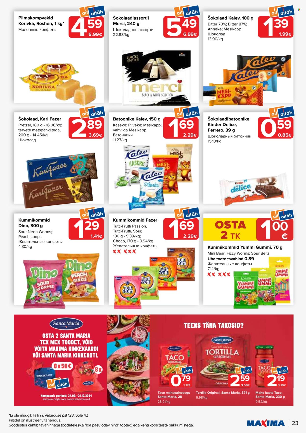 Maxima kliendileht - 24.09.2024 - 30.09.2024. Lehekülg 23