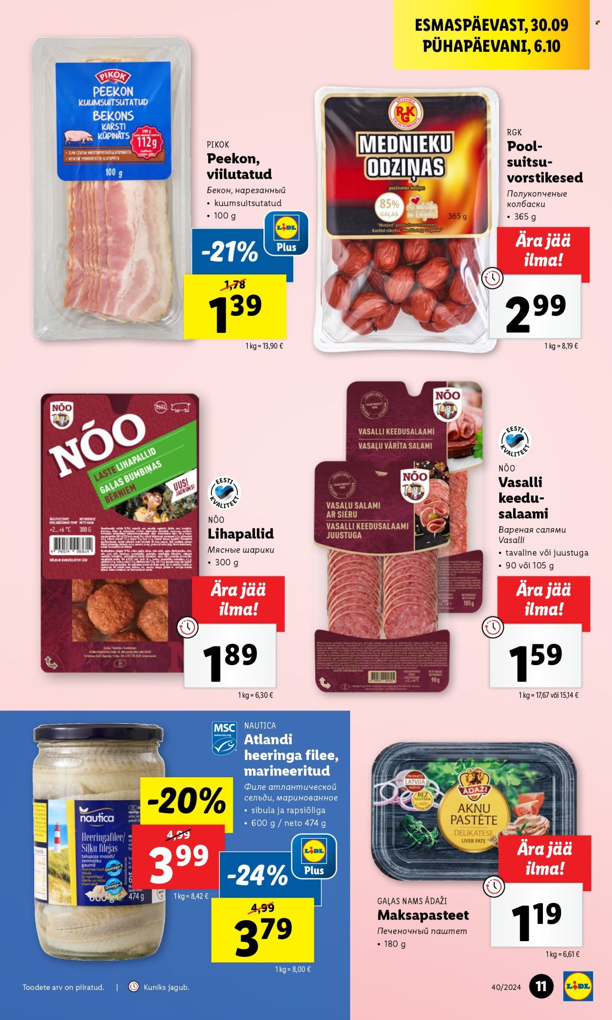 Lidl kliendileht - 30.09.2024 - 06.10.2024. Lehekülg 11