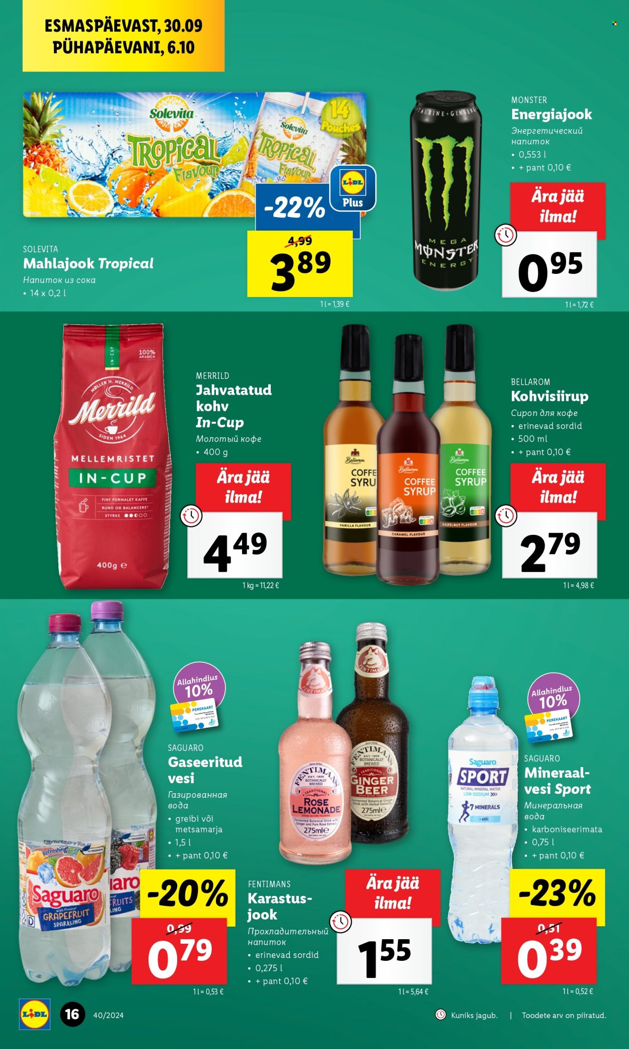 Lidl kliendileht - 30.09.2024 - 06.10.2024. Lehekülg 16