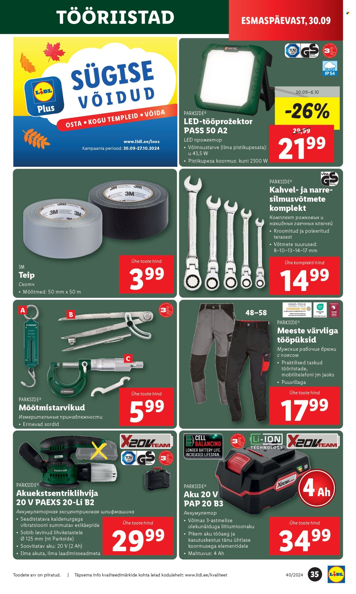 Lidl kliendileht - 30.09.2024 - 06.10.2024. Lehekülg 35