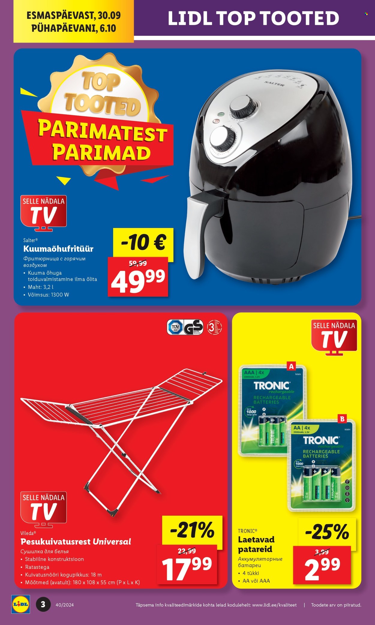 Lidl kliendileht - 30.09.2024 - 06.10.2024. Lehekülg 3