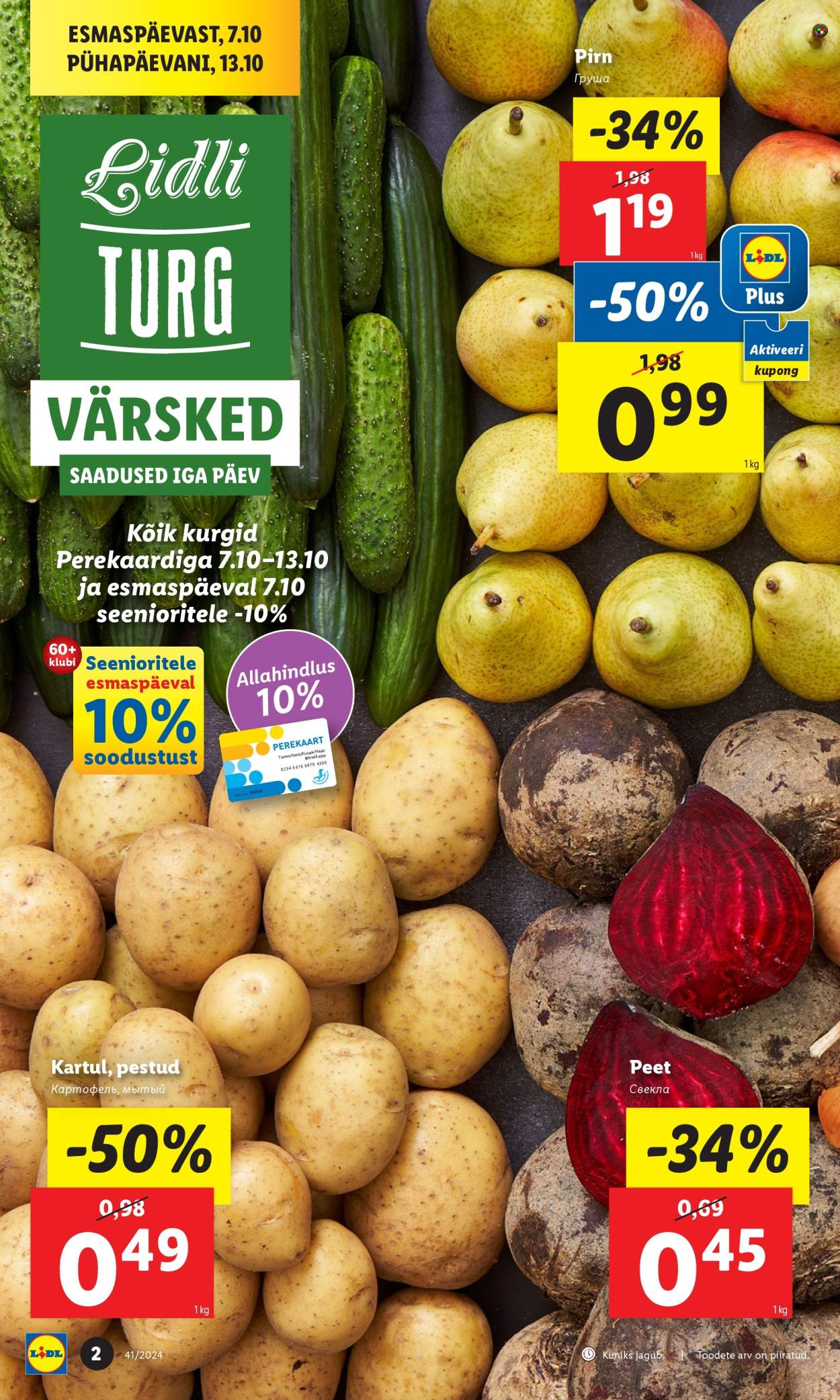Lidl kliendileht - 07.10.2024 - 13.10.2024. Lehekülg 2