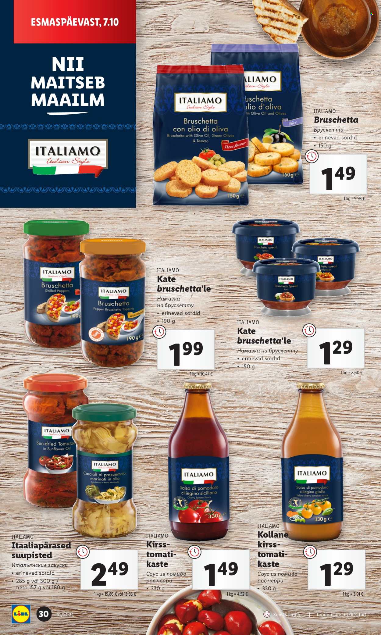 Lidl kliendileht - 07.10.2024 - 13.10.2024. Lehekülg 30
