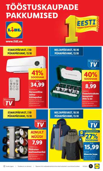 Kaupluse Lidl kliendileht - 07.10.2024 - 13.10.2024.