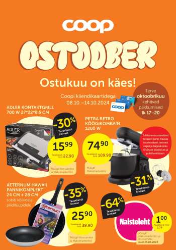 Kaupluse Coop kliendileht - 08.10.2024 - 14.10.2024.