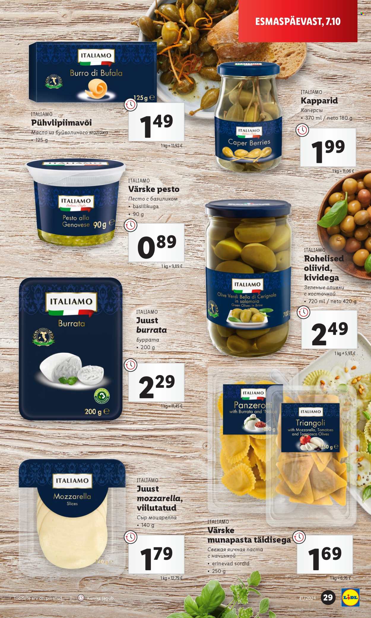 Lidl kliendileht - 11.10.2024 - 13.10.2024. Lehekülg 29