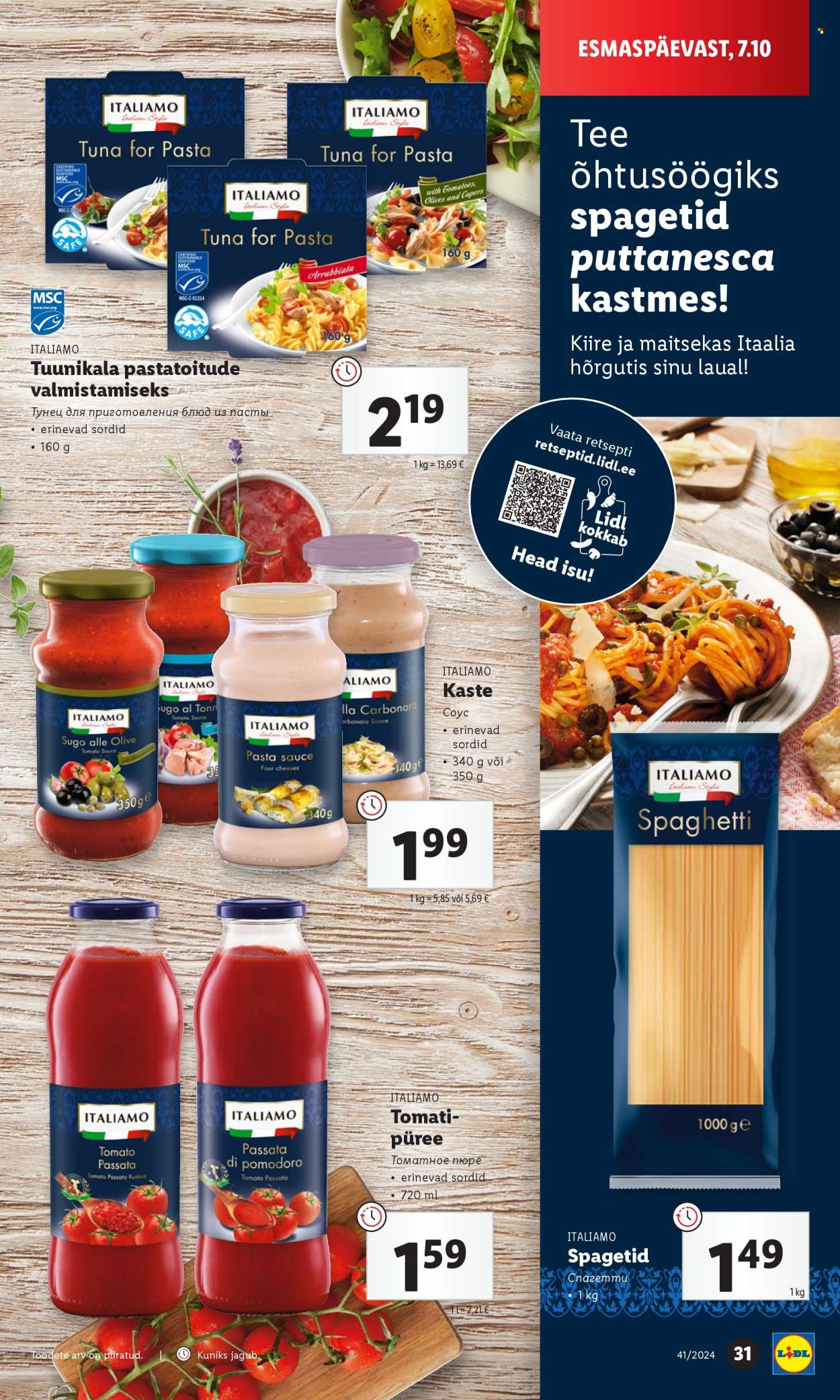 Lidl kliendileht - 11.10.2024 - 13.10.2024. Lehekülg 31