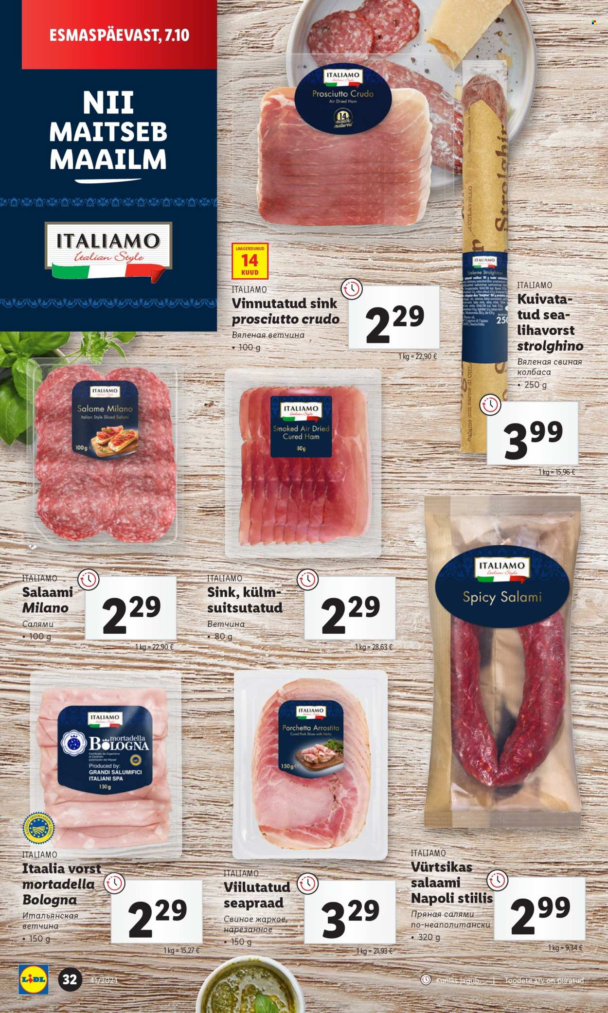 Lidl kliendileht - 11.10.2024 - 13.10.2024. Lehekülg 32