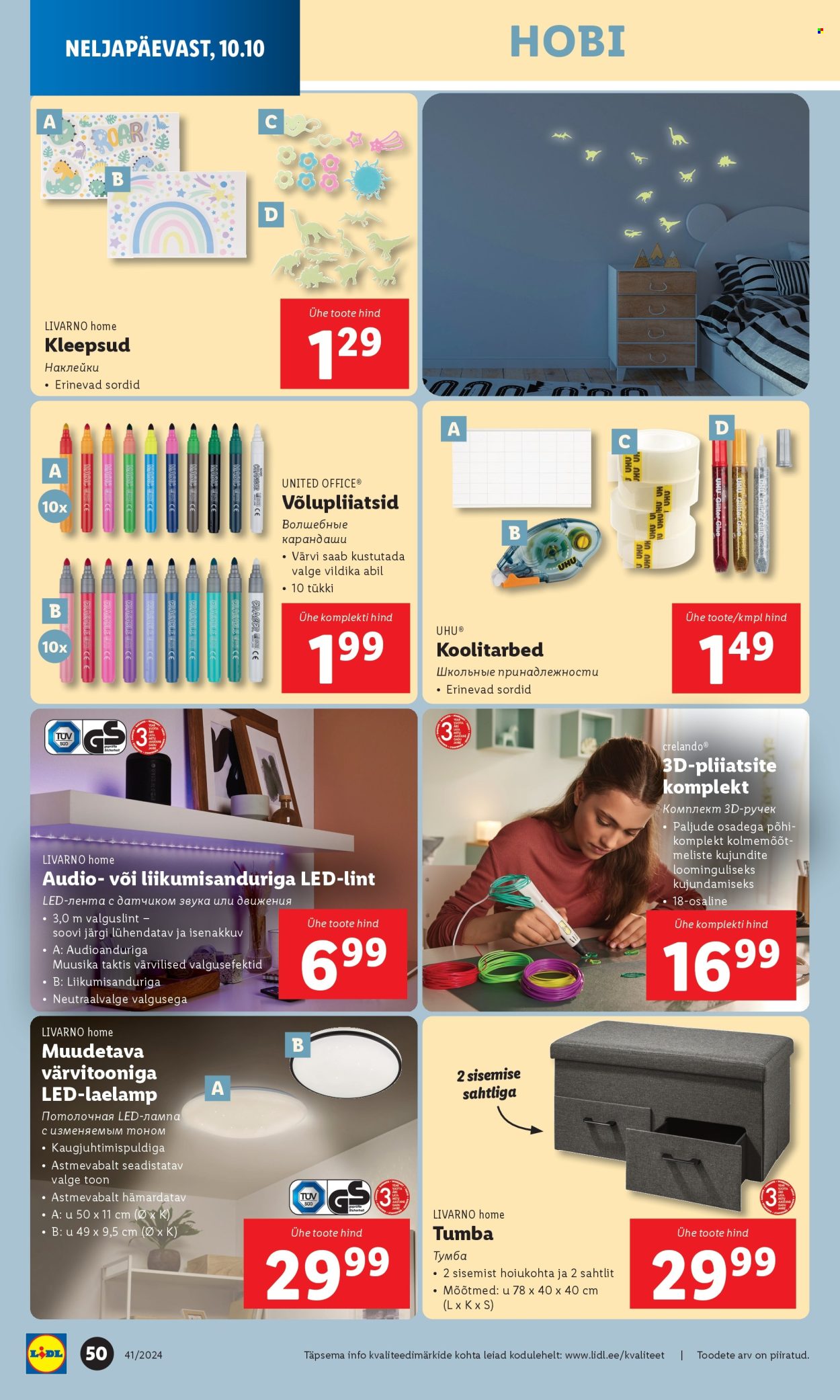 Lidl kliendileht - 11.10.2024 - 13.10.2024. Lehekülg 50