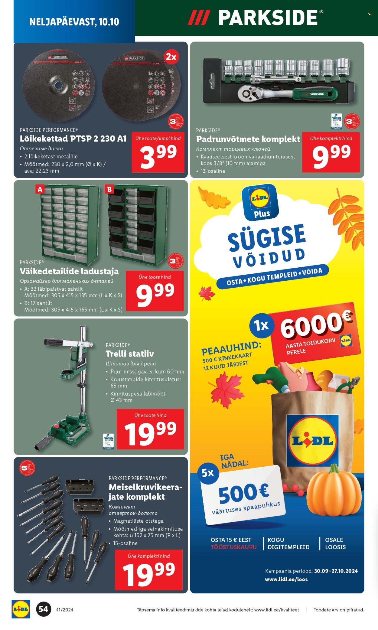 Lidl kliendileht - 11.10.2024 - 13.10.2024. Lehekülg 54