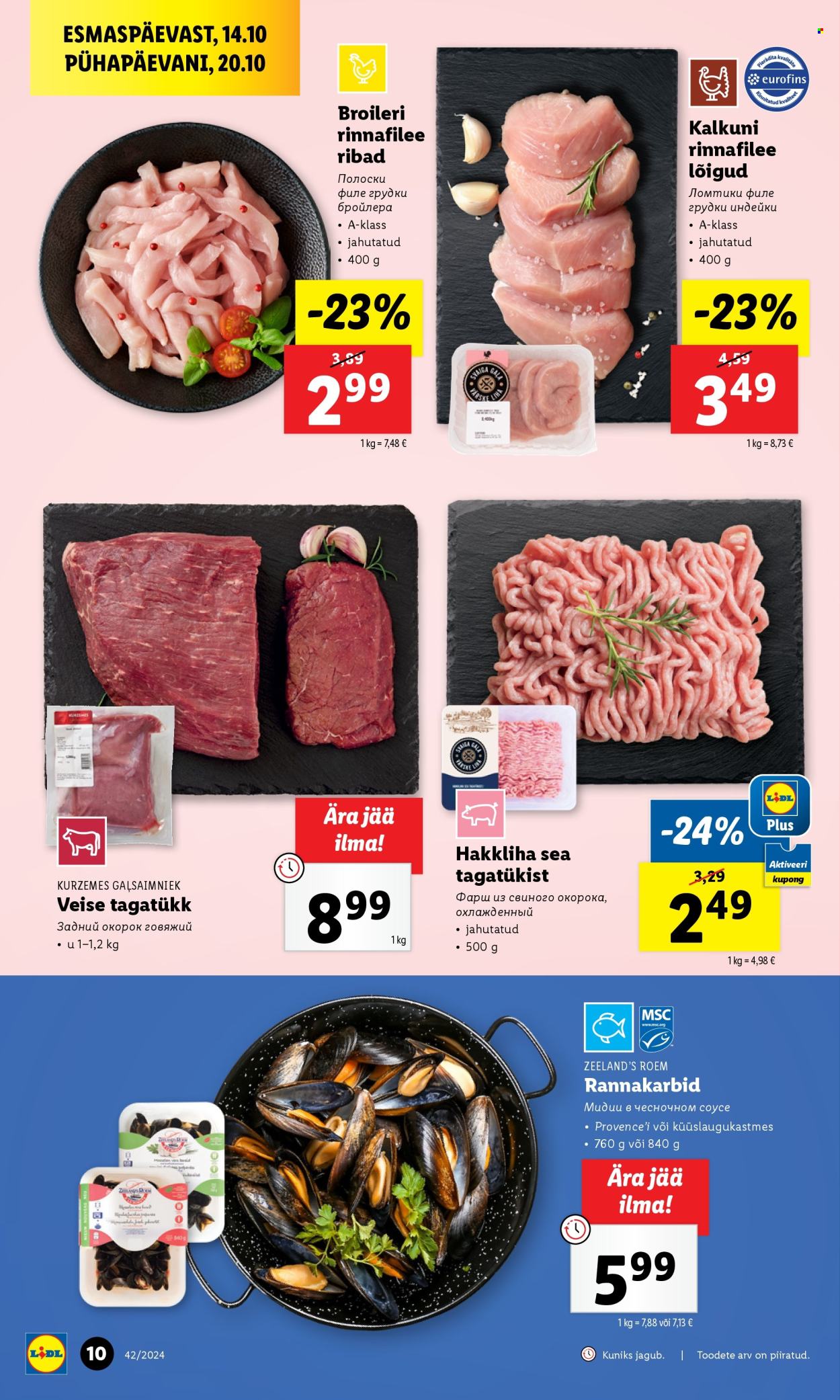 Lidl kliendileht - 14.10.2024 - 20.10.2024. Lehekülg 10
