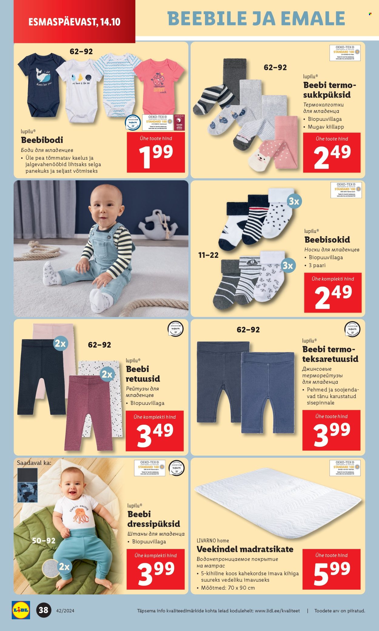 Lidl kliendileht - 14.10.2024 - 20.10.2024. Lehekülg 38
