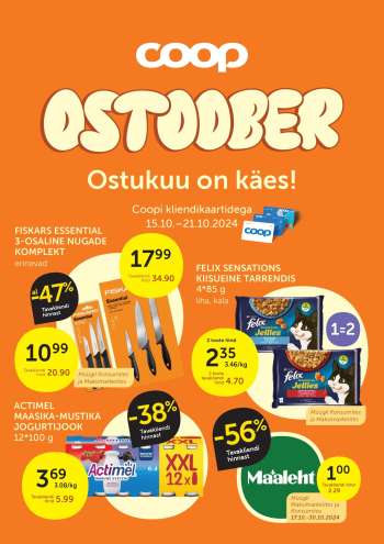 Kaupluse Coop kliendileht - 15.10.2024 - 21.10.2024.