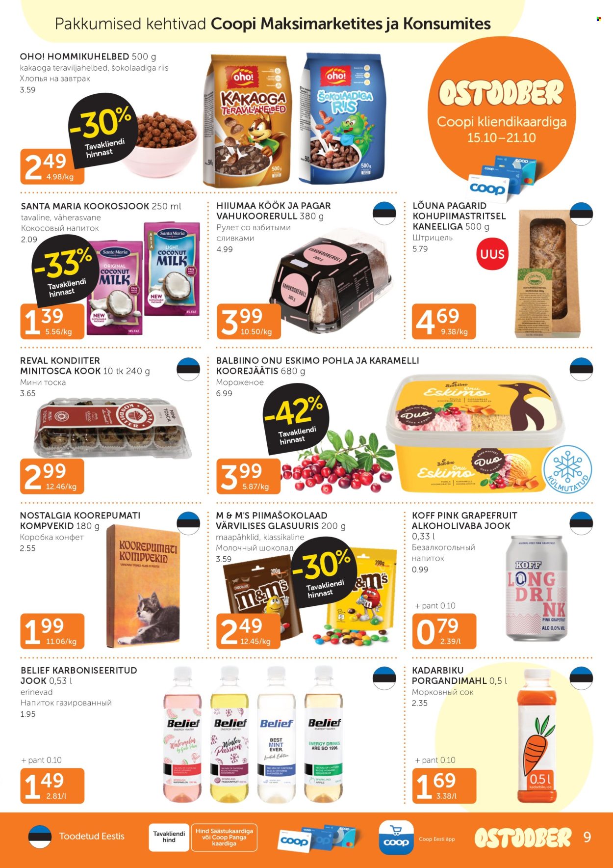 Coop kliendileht - 15.10.2024 - 21.10.2024. Lehekülg 9
