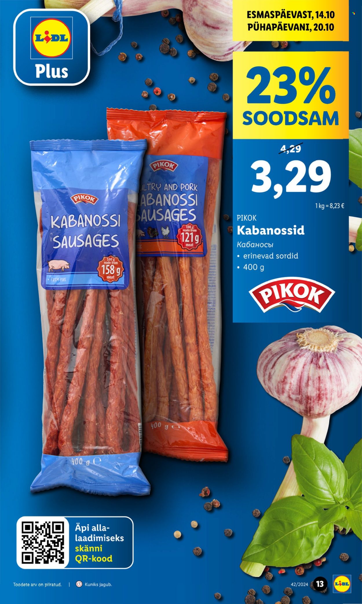 Lidl kliendileht - 17.10.2024 - 20.10.2024. Lehekülg 13
